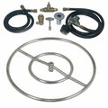 Sleep Ez 18 in. Stainless Steel Ring Kit - Liquid Propane SL3732751